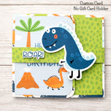 Custom handmade card with sticker