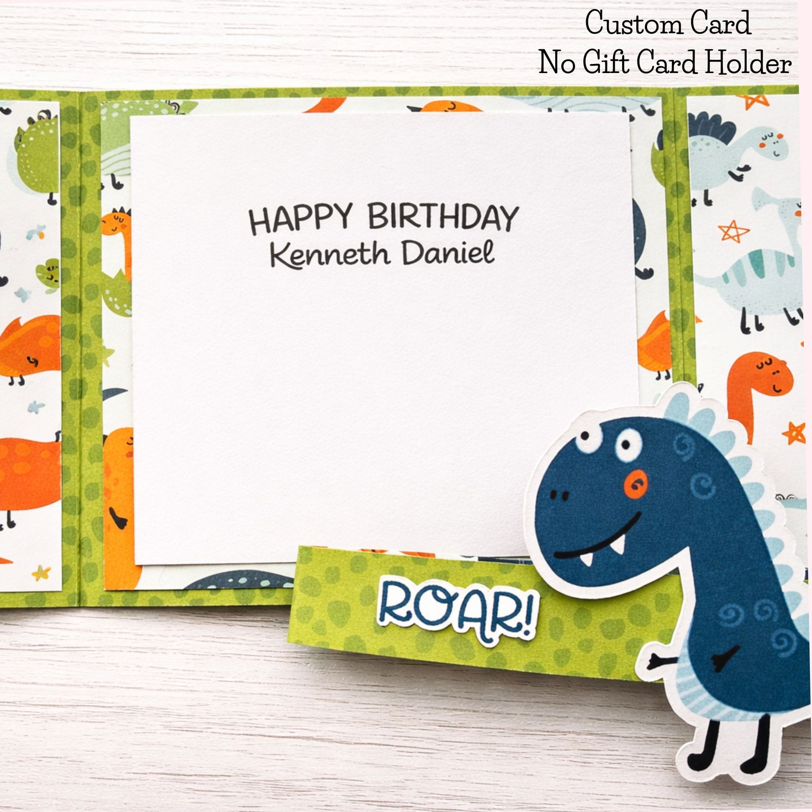 Custom handmade card styled