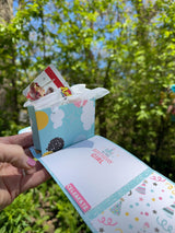 Princess castle card pop-up gift bag