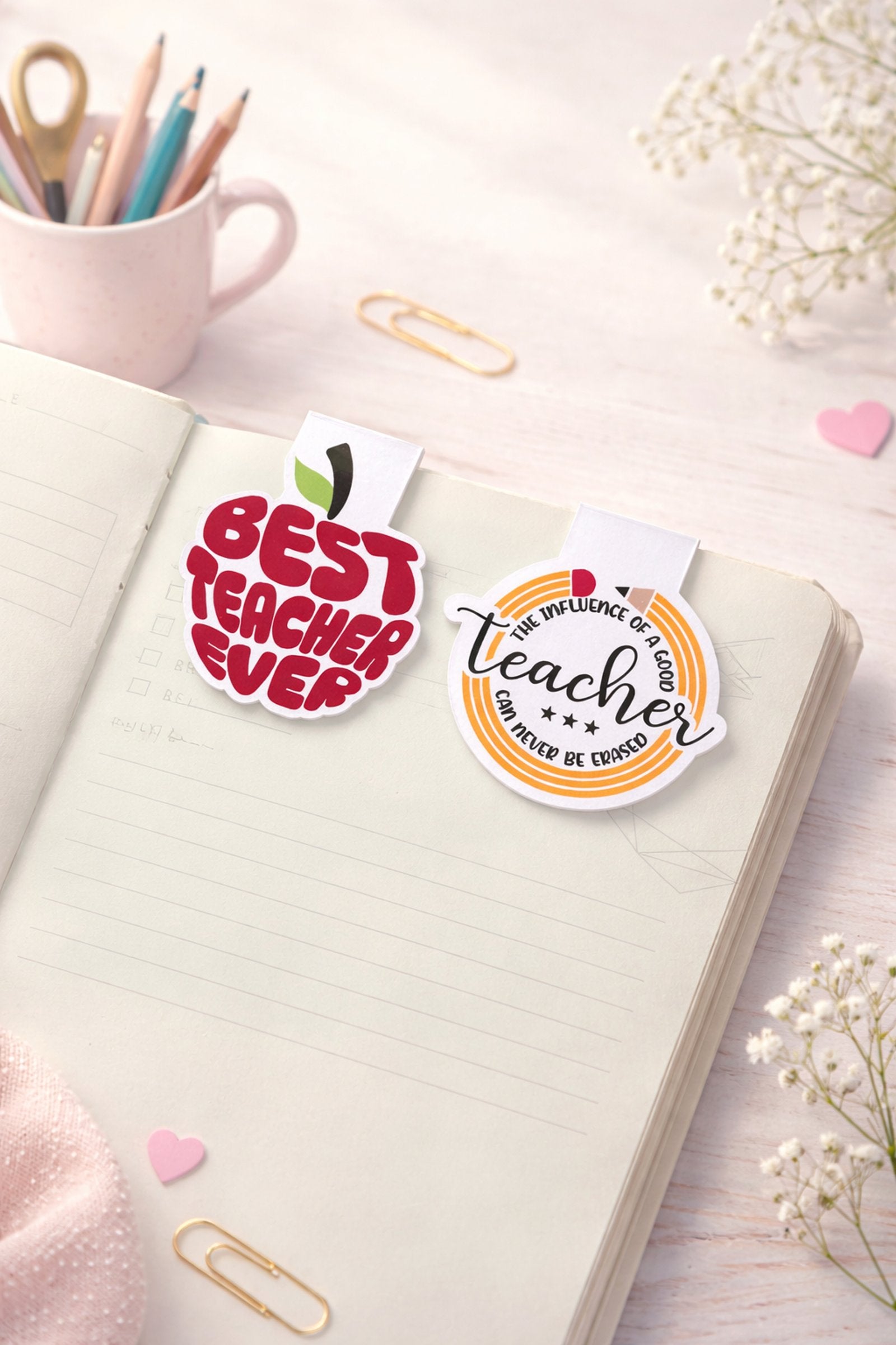 Teacher Appreciation Magnetic Bookmarks — main