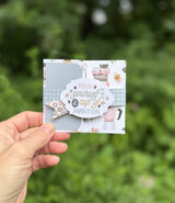Princess castle card with envelope