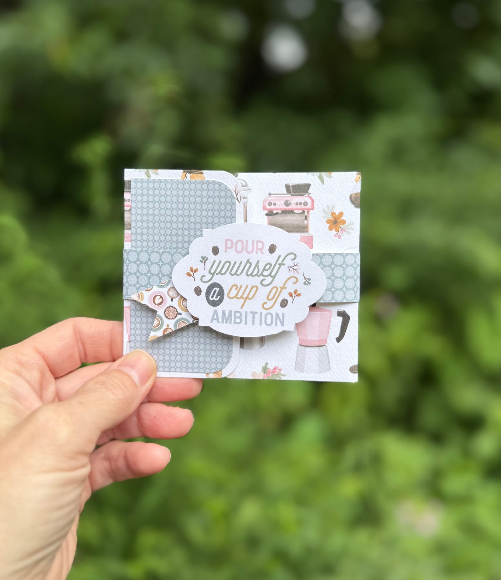 Princess castle card with envelope