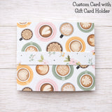 Custom handmade card layered details