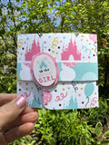 Handmade princess castle birthday card