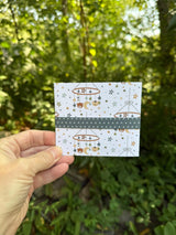 Stork baby gift card holder detail
