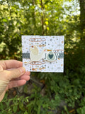 Stork unisex baby shower gift card holder