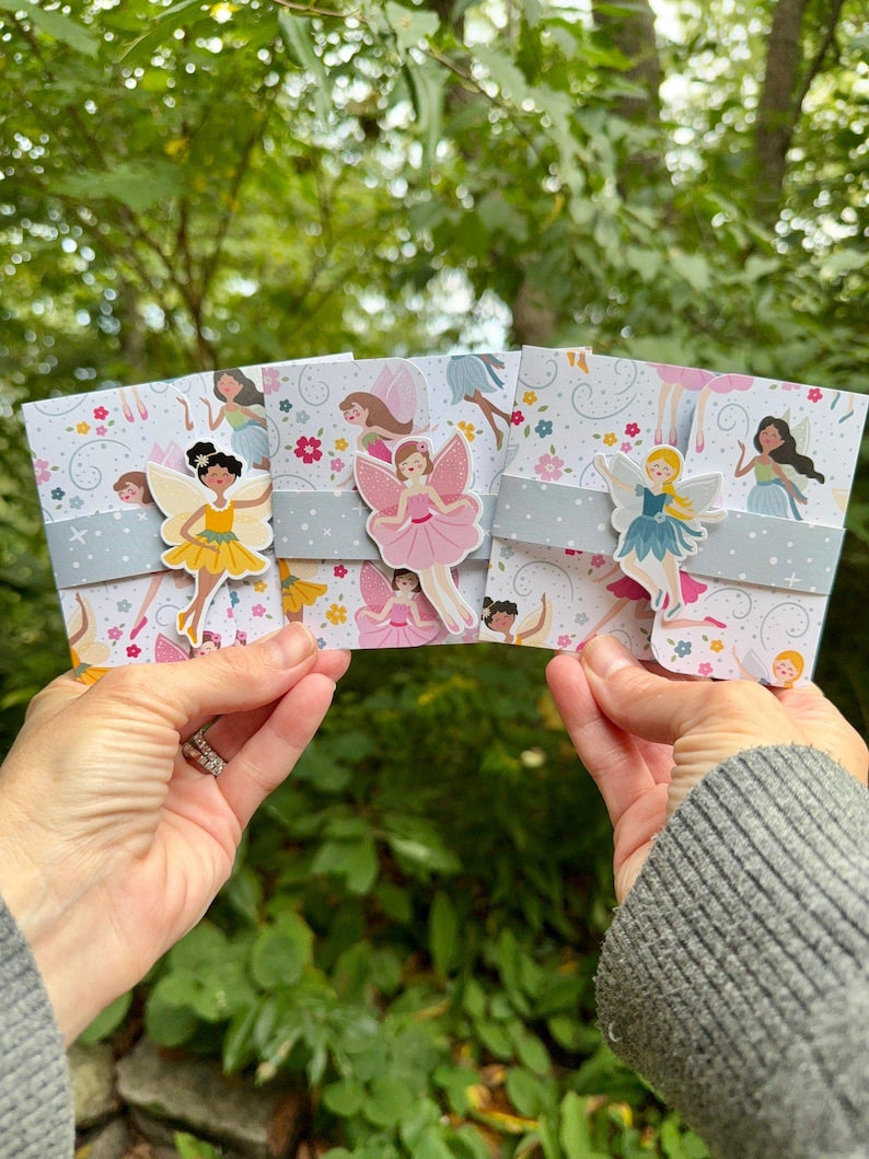 Whimsical fairy all-occasion gift card holder