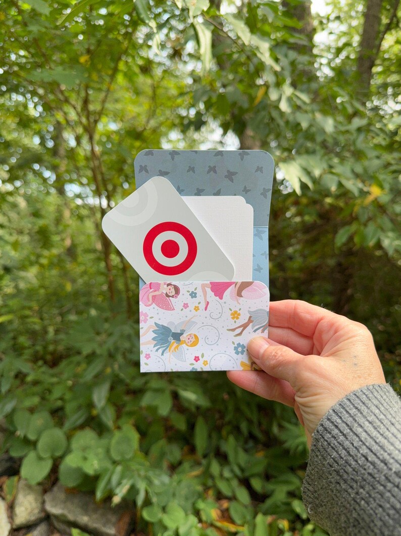 Fairy gift card holder with envelope
