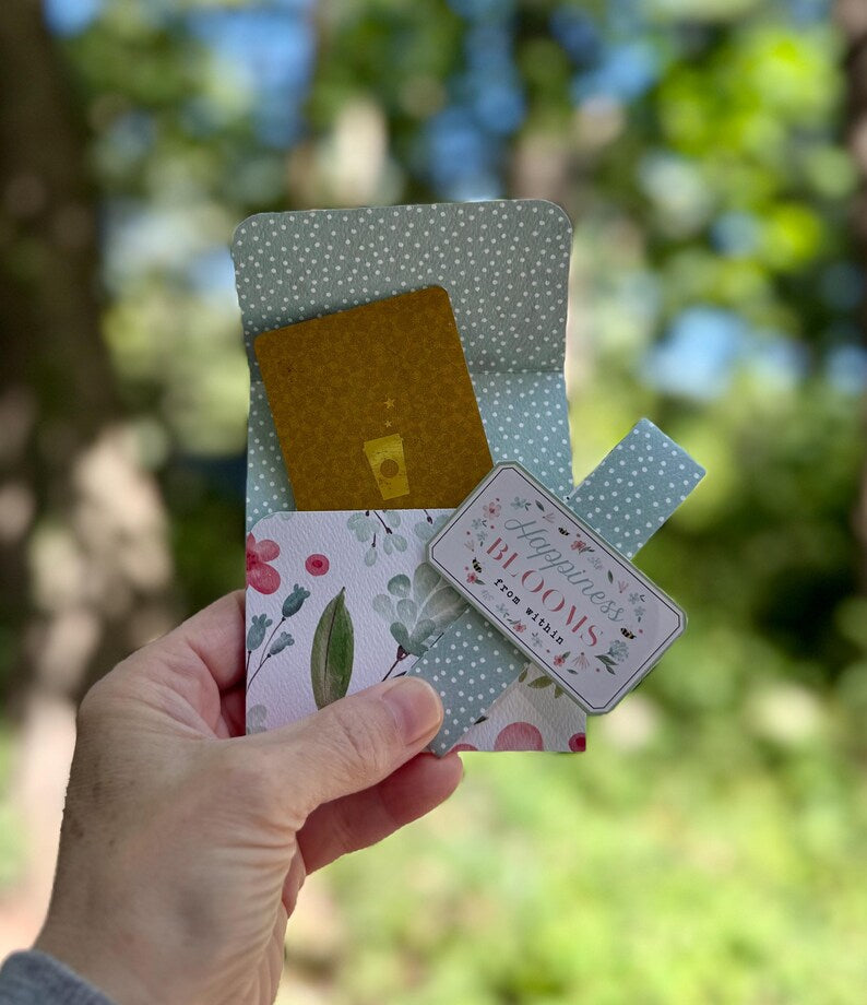 Plant lover gift card holder with envelope