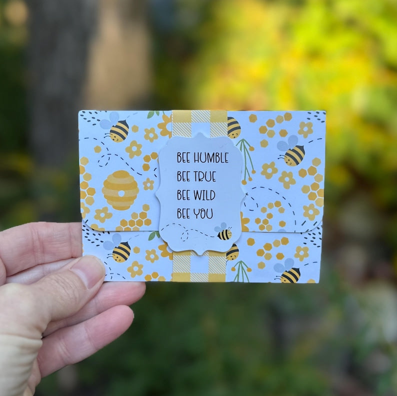 Bee You motivational card