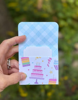 Hooray birthday card with envelope