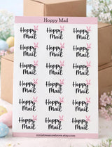 Hoppy Mail Easter sticker design detail