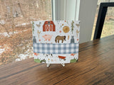 Farmhouse barn card pop-up gift card holder