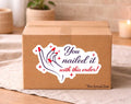 You Nailed It happy mail sticker sheet