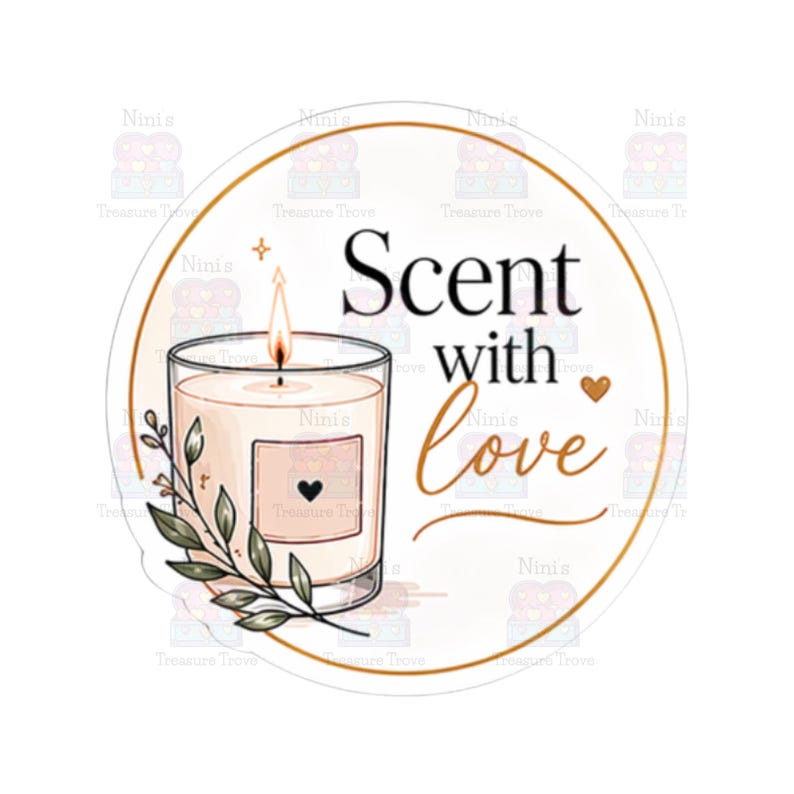 Cozy home-inspired stickers close-up