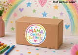 Rainbow Crayon Business sticker sheet